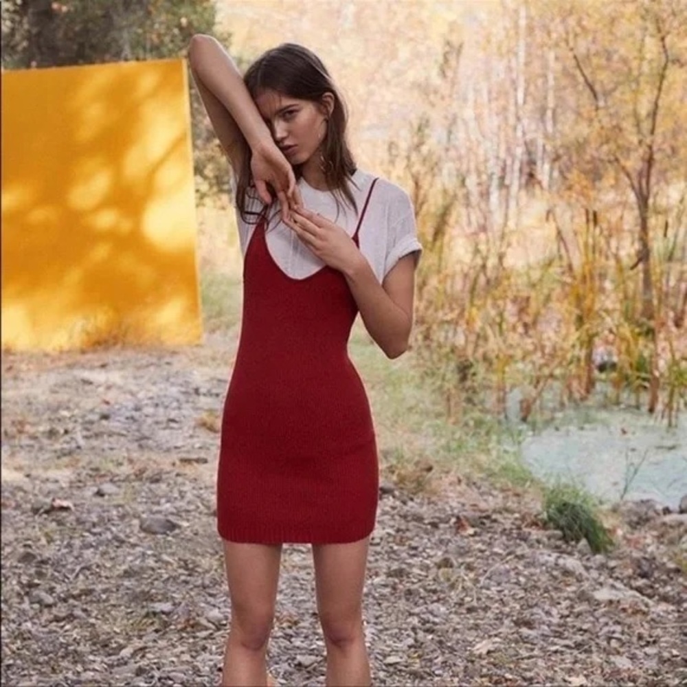 FOR LOVE & LEMONS | Knitz Annie Rib Tank Dress size S